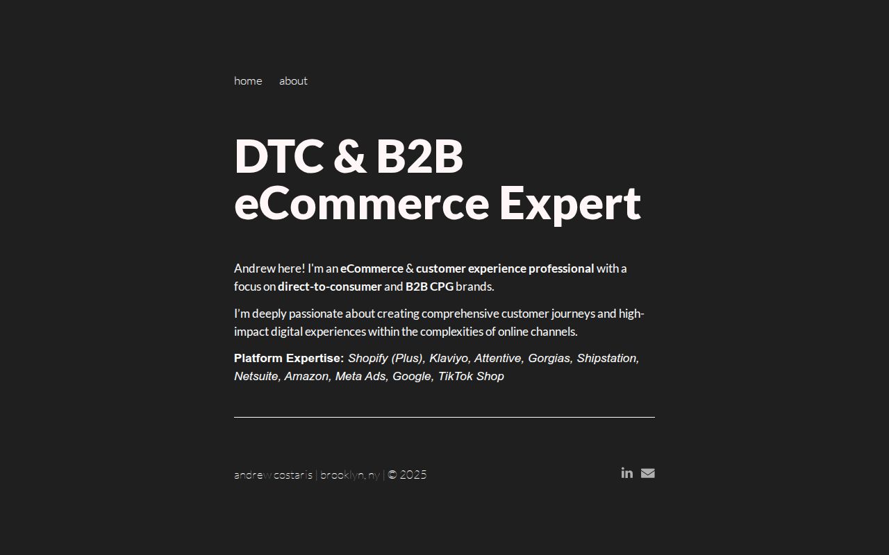 Andrew Costaris DTC B2B ECommerce Expert andrew-costaris-dtc-b2b-ecommerce-expert